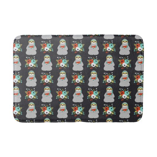 Tapis De Bain Motif de paresse de pastèque (Devant)