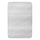 Tapis De Bain Motif de Parties scintillant blanc luxe (devant Vertical)