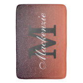 Tapis De Bain Motif de Parties scintillant de dégradé (devant Vertical)