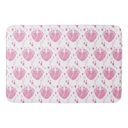 Tapis De Bain Motif de pas pour bébé (Devant)