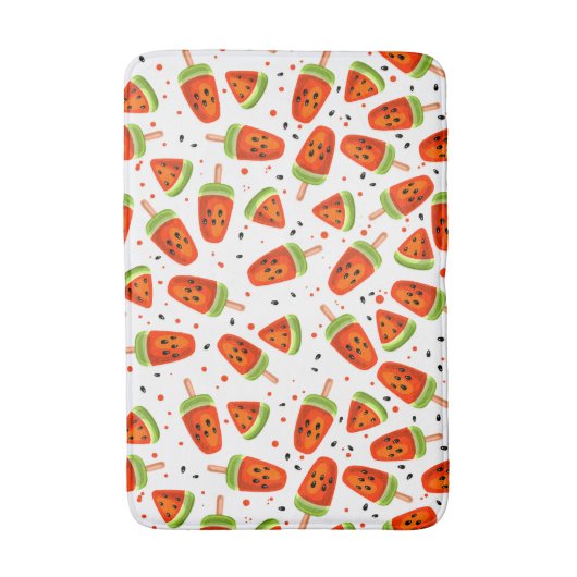 Tapis De Bain Motif de pastèque (Devant (Vertical))