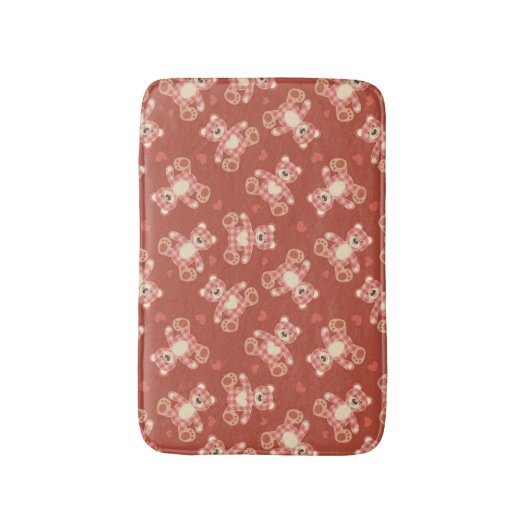 Tapis De Bain motif de patchwork d'ours (Devant (Vertical))
