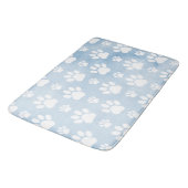 Tapis De Bain Motif De Pâtes, Patrouilles Blanches, Aquarelles,  (Angle)