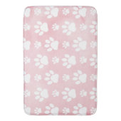 Tapis De Bain Motif De Pâtes, Patrouilles Blanches, Aquarelles,  (devant Vertical)