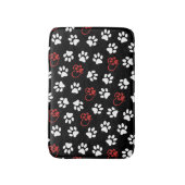 Tapis De Bain Motif De Pâtes, Patrouilles Blanches, Patrouilles  (Devant (Vertical))