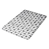 Tapis De Bain Motif de pièce d'échecs (Angle)