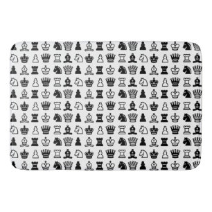 Tapis De Bain Motif de pièce d'échecs
