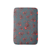 Tapis De Bain Motif de pieuvre sournois (Devant (Vertical))