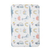 Tapis De Bain Motif de plaisir animal Doodle (Devant (Vertical))