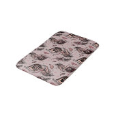 Tapis De Bain Motif de plume de paon (Angle)