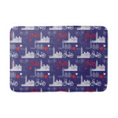 Tapis De Bain Motif de points de repère de Londres (Devant)