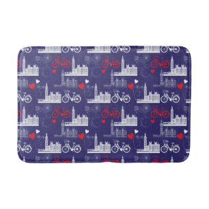 Tapis De Bain Motif de points de repère de Londres