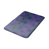 Tapis De Bain Motif de points holographiques Iridescente (Angle)