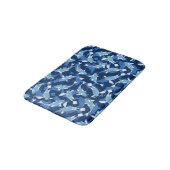 Tapis De Bain Motif de poisson Blue Koi (Angle)