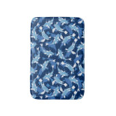 Tapis De Bain Motif de poisson Blue Koi (Devant (Vertical))