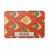 Tapis De Bain Motif de poisson tropical mignon (Devant)