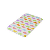 Tapis De Bain Motif de Popsicles arc-en-ciel d'été (Angle)