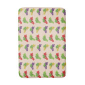 Tapis De Bain Motif de raisins colorés (Devant (Vertical))
