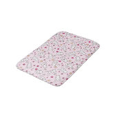 Tapis De Bain motif de rayures de kawaii (Angle)