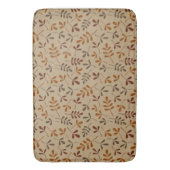Tapis De Bain Motif de répétition des feuilles d'automne assorti (devant Vertical)
