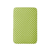 Tapis De Bain Motif de ressort avec le pois blanc (Devant (Vertical))