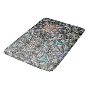 Tapis De Bain Motif de rosette de jardin succulent poussiéreux a