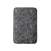 Tapis De Bain Motif de roues dentées (Devant (Vertical))