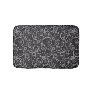 Tapis De Bain Motif de roues dentées
