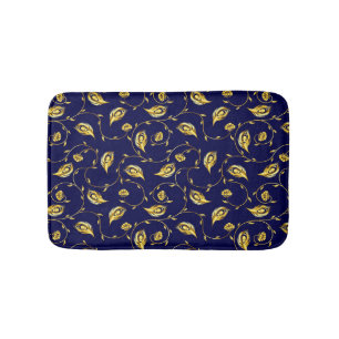 Tapis De Bain Motif de Sari de paon