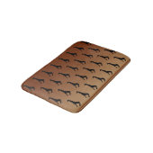 Tapis De Bain Motif de silhouette Giraffe (Angle)