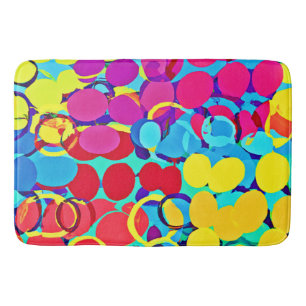 Tapis De Bain Motif de spectre coloré et élégant