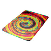 Tapis De Bain Motif de spirale coloré (Angle)