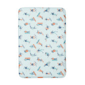 Tapis De Bain Motif de sports d'hiver (Devant (Vertical))