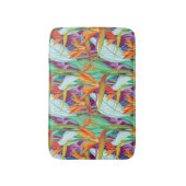 Tapis De Bain Motif de Strelitzia (Devant (Vertical))