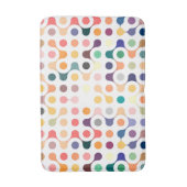 Tapis De Bain Motif de structure moléculaire (Devant (Vertical))