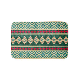 Tapis De Bain Motif de style africain géométrique Abstrait