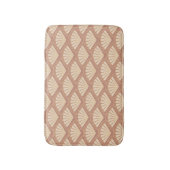 Tapis De Bain Motif de style Art déco en rose (Devant (Vertical))