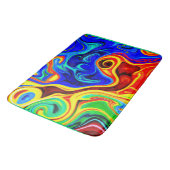 Tapis De Bain Motif de style vif (Angle)