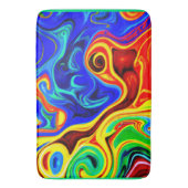 Tapis De Bain Motif de style vif (devant Vertical)