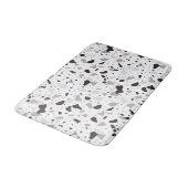 Tapis De Bain Motif de Terrazzo monochromatique (Angle)