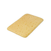 Tapis De Bain Motif de texture de fromage (Angle)