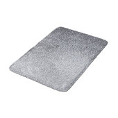 Tapis De Bain Motif de texture en pierre gris foncé en béton (Angle)