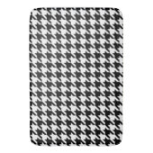 Tapis De Bain Motif de tissage classique Houndstooth (devant Vertical)