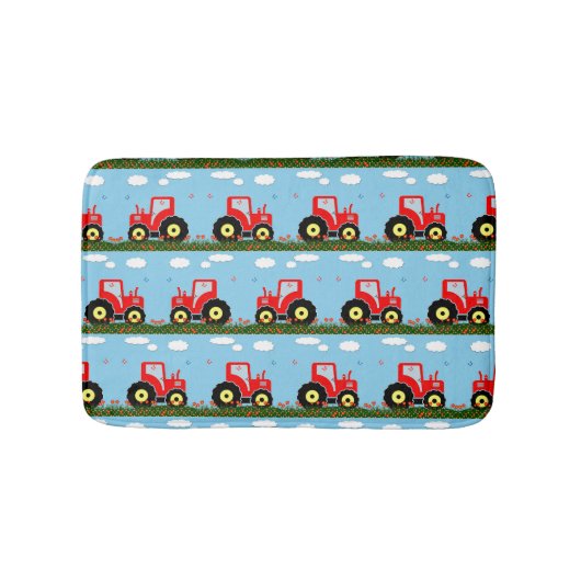 Tapis De Bain Motif de tracteur de jouet (Devant)