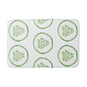 Tapis De Bain Motif de tranches de concombre (Devant)