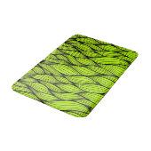 Tapis De Bain Motif de tresses vertes (Angle)
