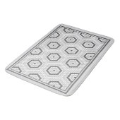 Tapis De Bain Motif de tuile Hex Tile Hexagon Penny (Angle)