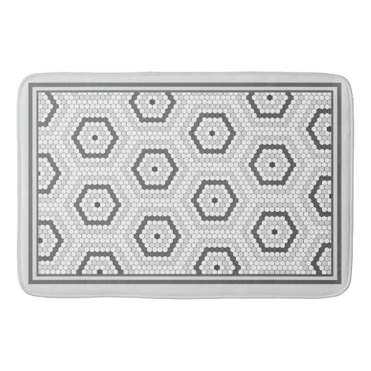 Tapis De Bain Motif de tuile Hex Tile Hexagon Penny (Devant)