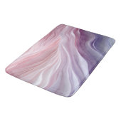 Tapis De Bain Motif de vague de calme Pastel (Angle)