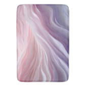 Tapis De Bain Motif de vague de calme Pastel (devant Vertical)